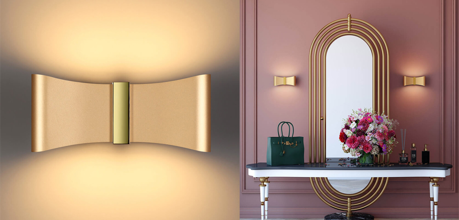 Бра Butterfly Lamp Shade Gold Бра Butterfly Lamp Shade Gold - Loft-Concept в Челябинске