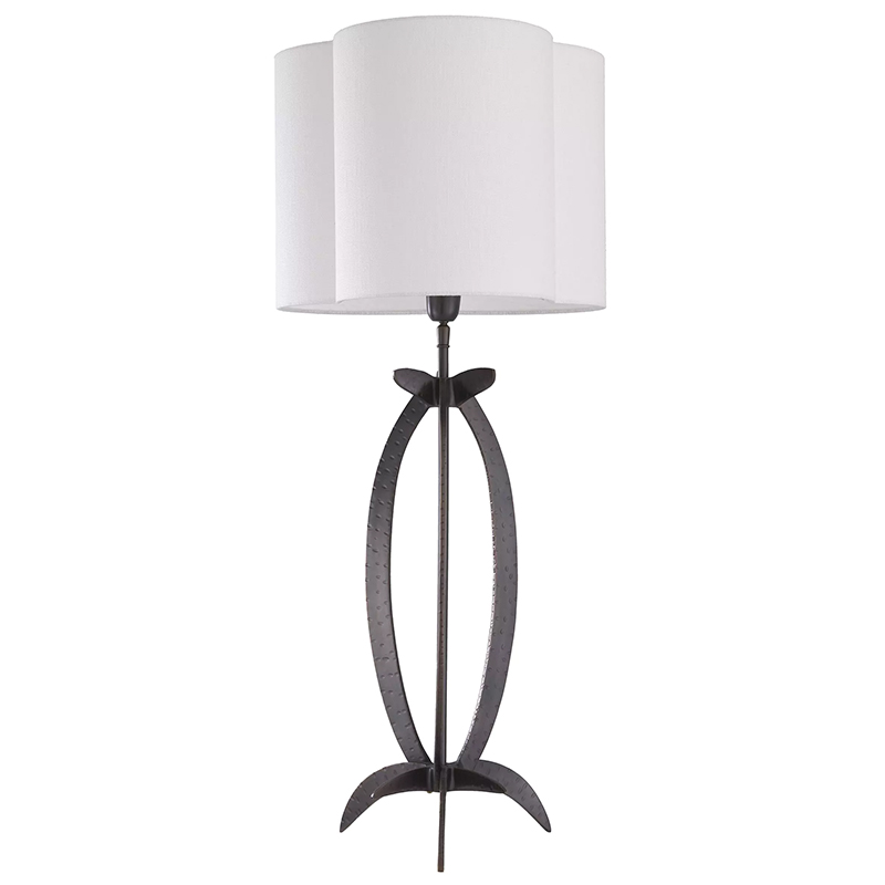 Настольная лампа Eichholtz Table Lamp Luciano Черный Белый Настольная лампа Eichholtz Table Lamp Luciano Черный Белый в Челябинске | Loft Concept