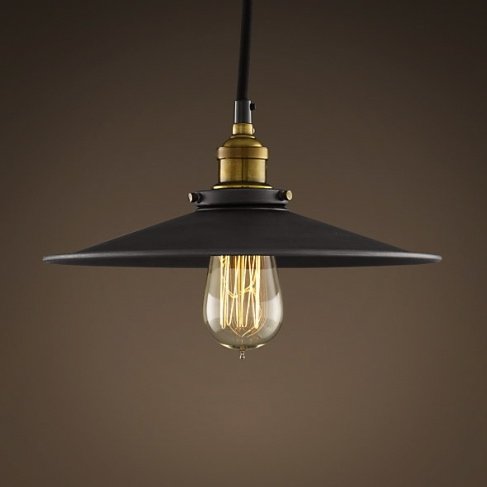 Подвесной светильник Loft Cone Pendant 30 Черный Подвесной светильник Loft Cone Pendant 30 Черный в Челябинске | Loft Concept