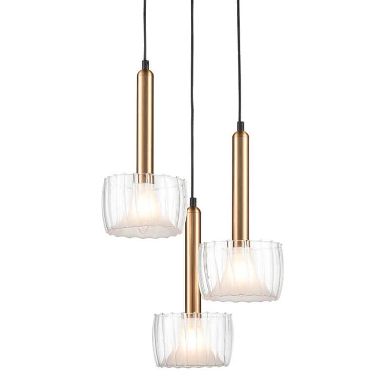 Люстра Willa Chandelier Черный Прозрачный Люстра Willa Chandelier Черный Прозрачный в Челябинске | Loft Concept