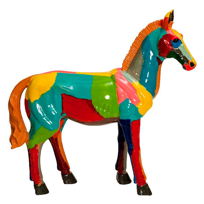 Фигурка керамика лошадь разноцветная Colored Horse Мульти Фигурка керамика лошадь разноцветная Colored Horse Мульти в Челябинске | Loft Concept