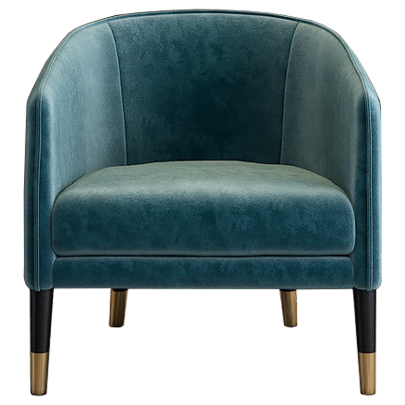 Кресло Elliott Chair Бирюзовый Черный Кресло Elliott Chair Бирюзовый Черный в Челябинске | Loft Concept