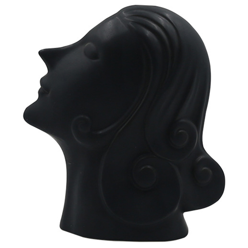 Статуэтка Side Profile Black Statuette Черный Статуэтка Side Profile Black Statuette Черный в Челябинске | Loft Concept