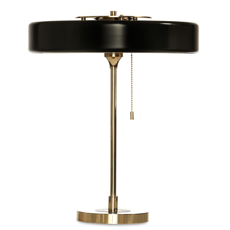 Настольная Bert Frank Revolve Table Lamp Black Латунь Черный Настольная Bert Frank Revolve Table Lamp Black Латунь Черный в Челябинске | Loft Concept
