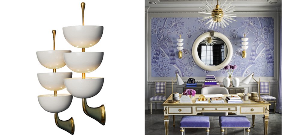 Бра Stilnovo Rare Pair of Stamped Sconces Бра Stilnovo Rare Pair of Stamped Sconces - Loft-Concept в Челябинске