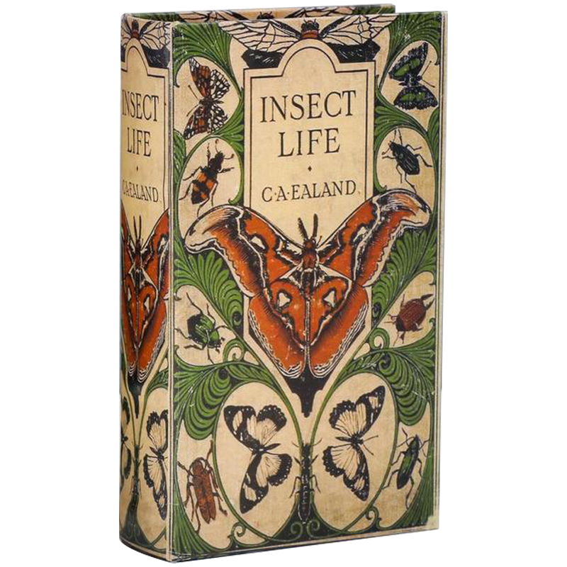 Шкатулка-книга с сейфом Insect Life Book Box Зеленый Бежевый Мульти Шкатулка-книга с сейфом Insect Life Book Box Зеленый Бежевый Мульти в Челябинске | Loft Concept
