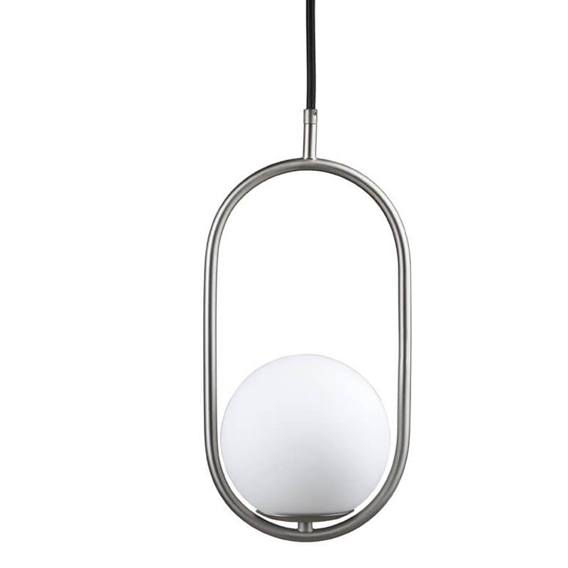 Подвесной светильник B.LUX C Ball oval nickel Белый Никель Подвесной светильник B.LUX C Ball oval nickel Белый Никель в Челябинске | Loft Concept