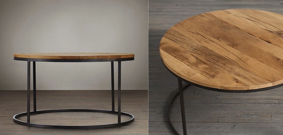 Стол Loft Wooden Round Стол Loft Wooden Round - Loft-Concept в Челябинске