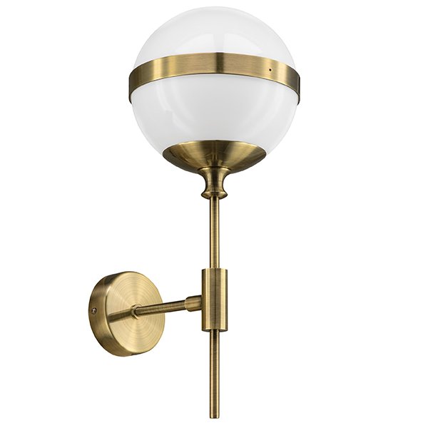 Бра Peggy Wall Lamp Gold Бронза Белый Бра Peggy Wall Lamp Gold Бронза Белый в Челябинске | Loft Concept