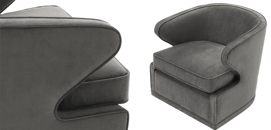 Кресло Eichholtz Chair Dorset Grey Кресло Eichholtz Chair Dorset Grey - Loft-Concept в Челябинске