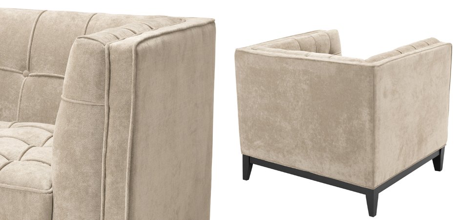 Кресло Eichholtz Chair Aldgate Greige Кресло Eichholtz Chair Aldgate Greige - Loft-Concept в Челябинске