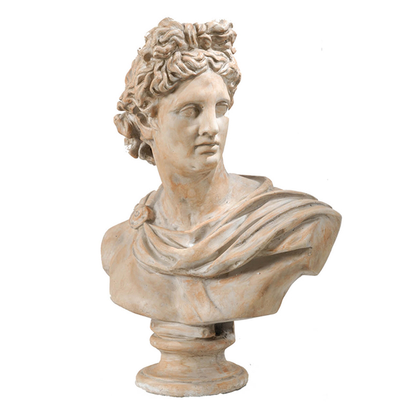 Статуэтка Antique Busts Apollo Belvedere Бежево-серый Статуэтка Antique Busts Apollo Belvedere Бежево-серый в Челябинске | Loft Concept