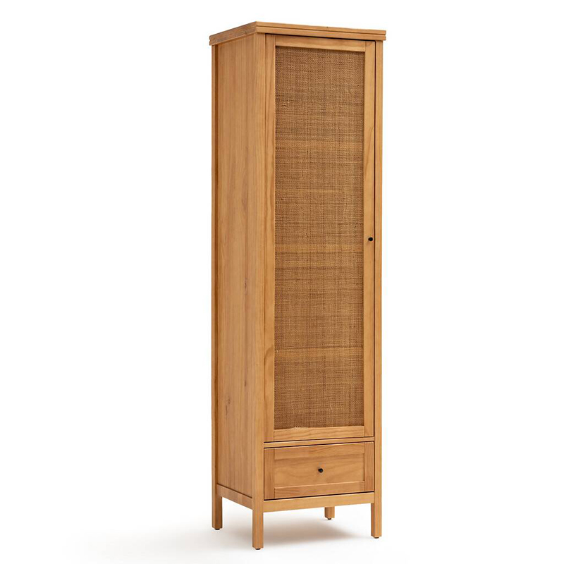 Шкаф Niels Wicker Cupboard Светлый дуб Шкаф Niels Wicker Cupboard Светлый дуб в Челябинске | Loft Concept
