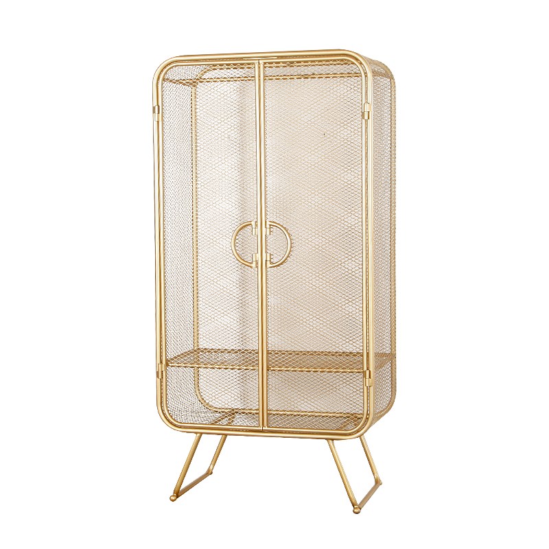 Шкаф Rhombic Grid Wardrobe Gold Золотой Шкаф Rhombic Grid Wardrobe Gold Золотой в Челябинске | Loft Concept