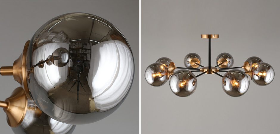 Потолочный светильник Smoky Sphere Black Потолочный светильник Smoky Sphere Black - Loft-Concept в Челябинске