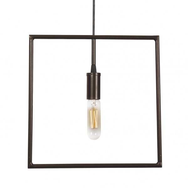 Подвесной светильник Shape Square Pendant Коричневый Подвесной светильник Shape Square Pendant Коричневый в Челябинске | Loft Concept