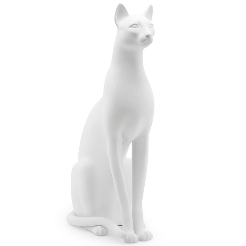 Статуэтка Abhika Egyptian Cat White Белый Статуэтка Abhika Egyptian Cat White Белый в Челябинске | Loft Concept