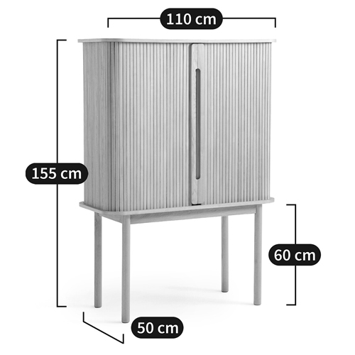 Буфет с двумя раздвижными дверцами Toinette Wooden Light Cupboard Буфет с двумя раздвижными дверцами Toinette Wooden Light Cupboard в Челябинске