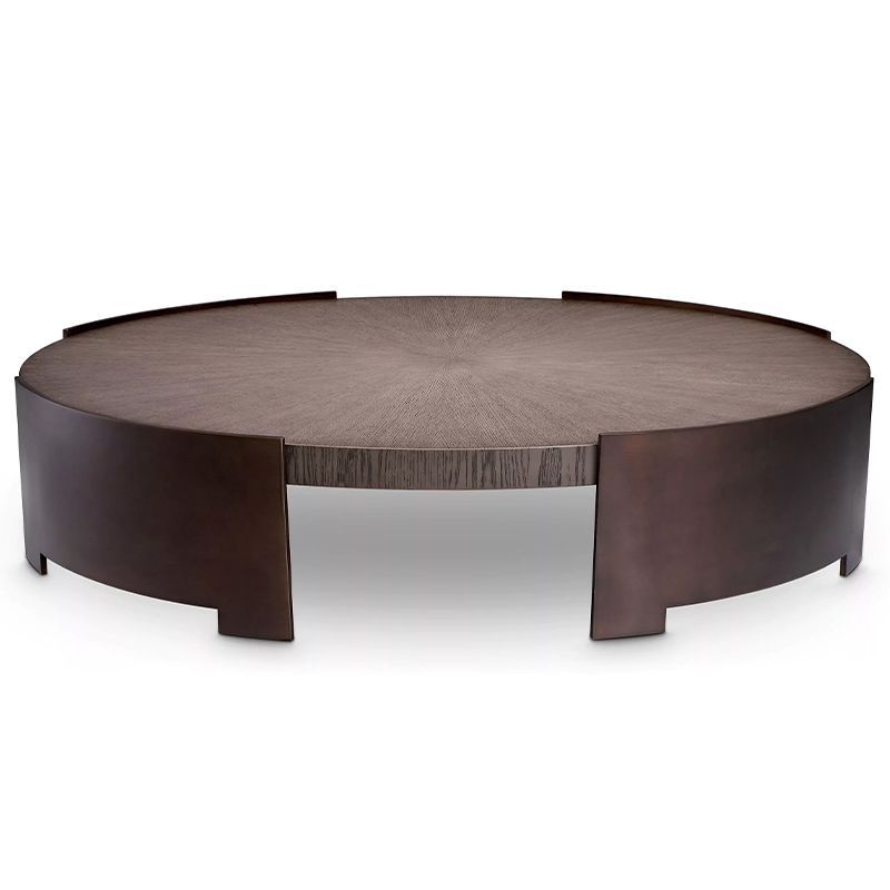 Кофейный стол Eichholtz Coffee Table Quinto Коричневый Темная бронза винтаж Кофейный стол Eichholtz Coffee Table Quinto Коричневый Темная бронза винтаж в Челябинске | Loft Concept