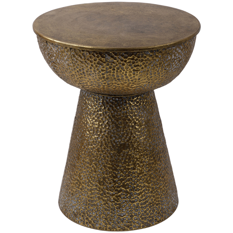 Приставной стол Ludda Side Table Винтажная латунь в Челябинске | Loft Concept 