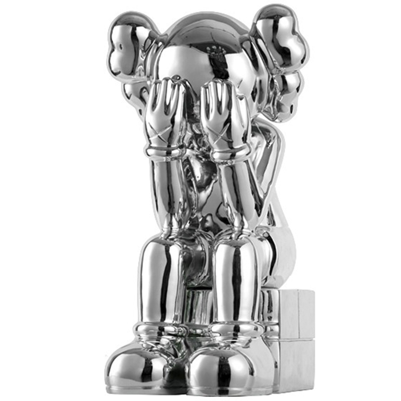 Статуэтка KAWS Passing Through Silver Серебряный Статуэтка KAWS Passing Through Silver Серебряный в Челябинске | Loft Concept