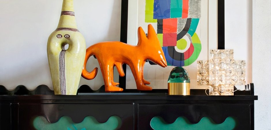 Керамическая собака Gerard Druye Ceramics Керамическая собака Gerard Druye Ceramics - Loft-Concept в Челябинске