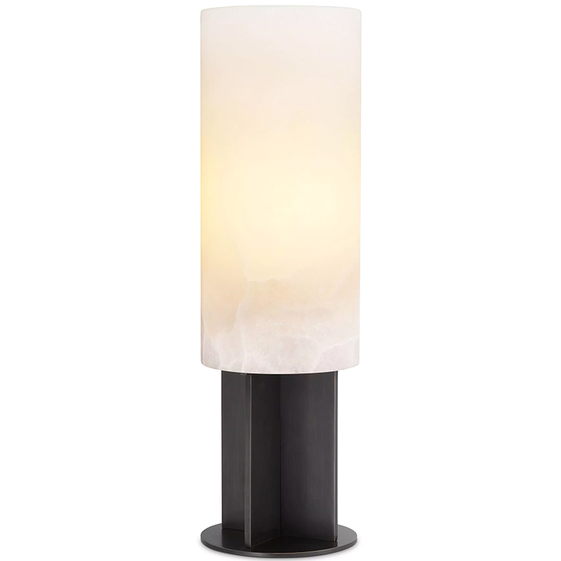 Настольная лампа Eichholtz Table Lamp Giorgina Bronze Белый Темная бронза Черный Настольная лампа Eichholtz Table Lamp Giorgina Bronze Белый Темная бронза Черный в Челябинске | Loft Concept