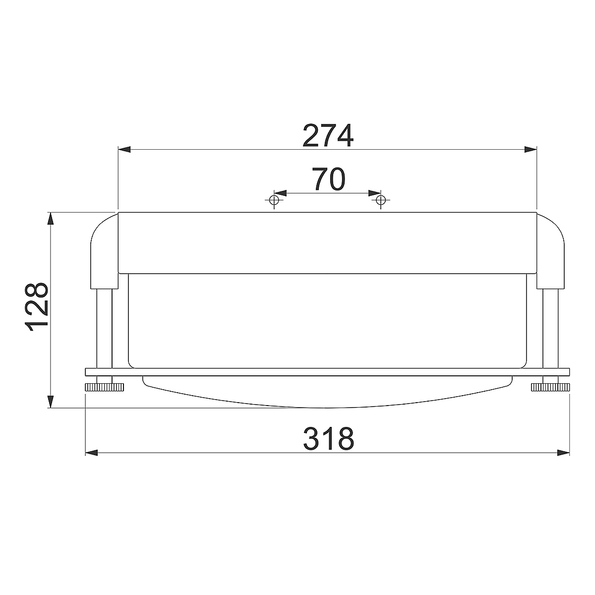 Потолочный светильник для ванных комнат цвета никель с плафоном из опалового стекла и декоративными держателями Hinkley в Челябинске