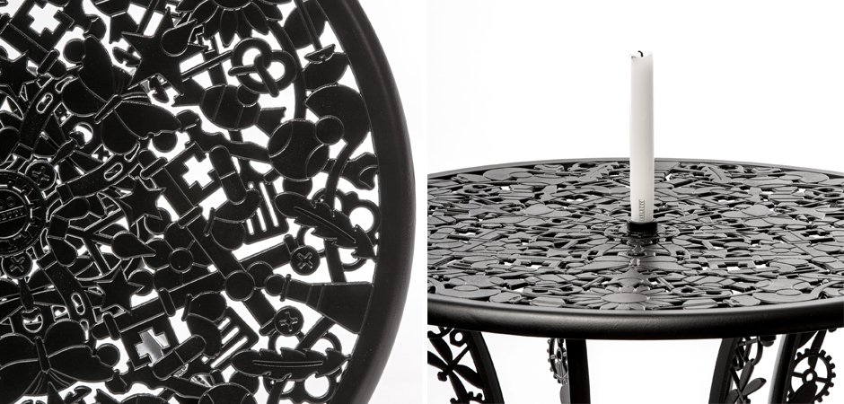 Обеденный стол Industry Collection ALUMINIUM TABLE – BLACK Обеденный стол Industry Collection ALUMINIUM TABLE – BLACK - Loft-Concept в Челябинске