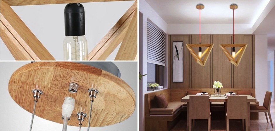 Подвесной светильник Tetraedr Woody Подвесной светильник Tetraedr Woody - Loft-Concept в Челябинске