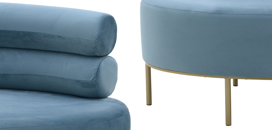Кушетка Fening Lounge Blue Кушетка Fening Lounge Blue - Loft-Concept в Челябинске
