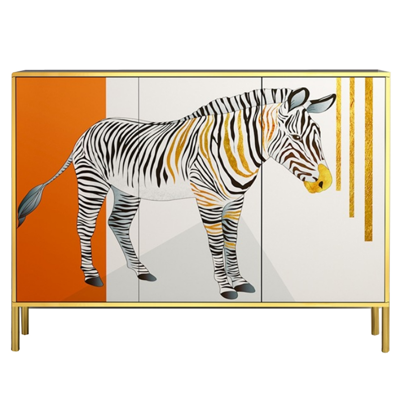 Комод Зебра Chest of drawers Zebra ivory ( слоновая кость ) Оранжевый Латунь Комод Зебра Chest of drawers Zebra ivory ( слоновая кость ) Оранжевый Латунь в Челябинске | Loft Concept