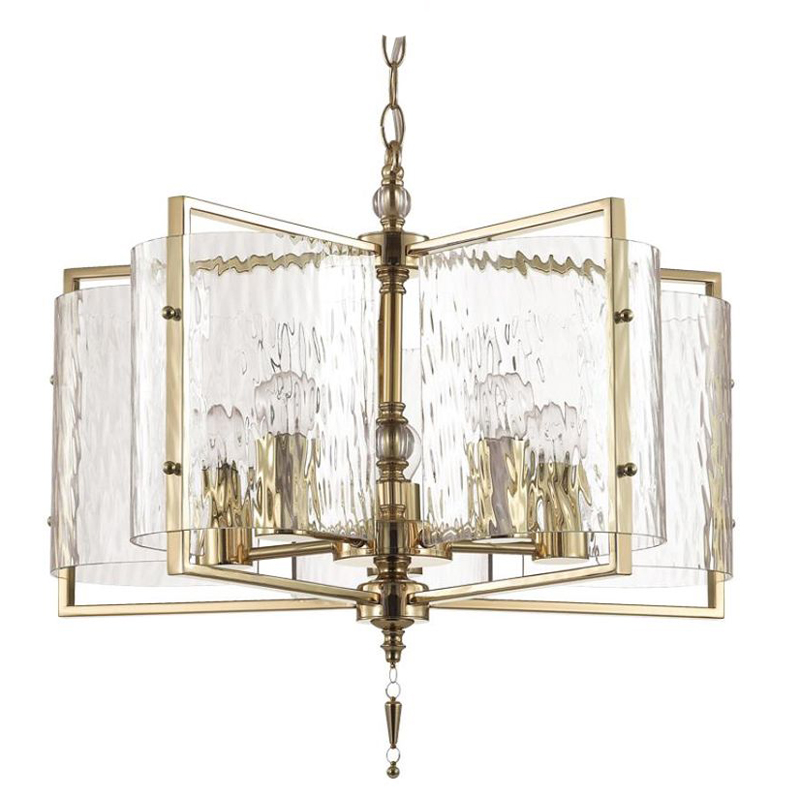 Люстра Karissa Gold Chandelier 48 Глянцевое золото Прозрачный (Transparent) Люстра Karissa Gold Chandelier 48 Глянцевое золото Прозрачный (Transparent) в Челябинске | Loft Concept