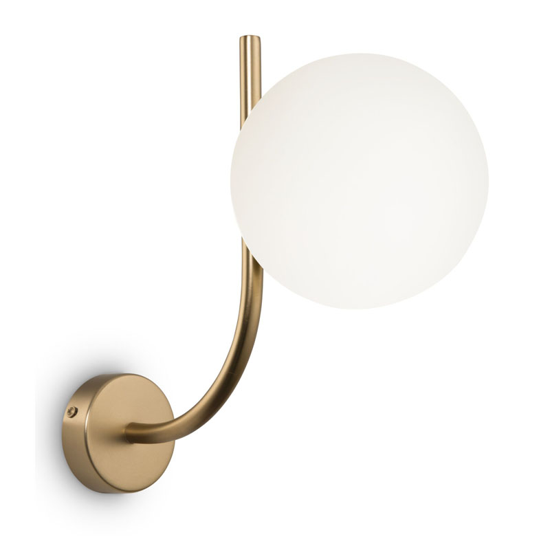 Бра Felicitat Sconce Латунь Белый Бра Felicitat Sconce Латунь Белый в Челябинске | Loft Concept