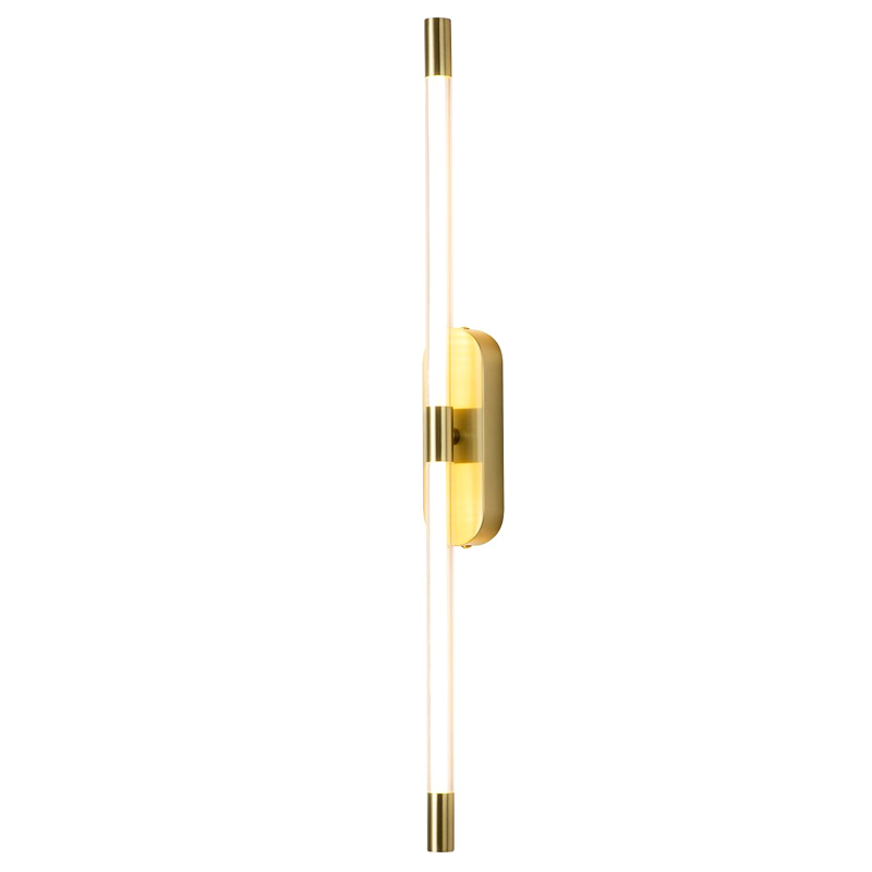 Бра Trumpet tube Double Золотое 60 см Золотой Белый Бра Trumpet tube Double Золотое 60 см Золотой Белый в Челябинске | Loft Concept