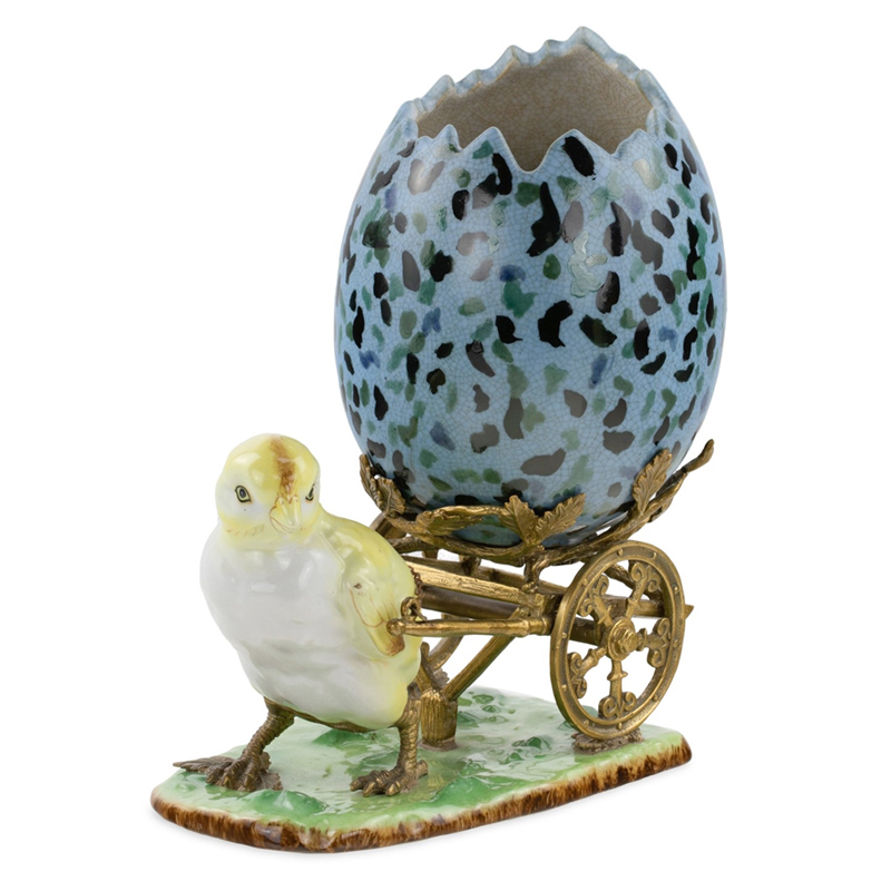 Статуэтки Chick with Egg Бронза Светло-голубой Желтый Прозрачный зеленый Статуэтки Chick with Egg Бронза Светло-голубой Желтый Прозрачный зеленый в Челябинске | Loft Concept