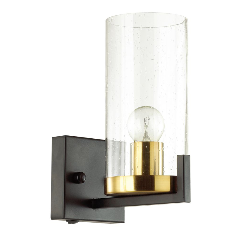 Бра Goran Sconce Прозрачный Глянцевое золото Черный Бра Goran Sconce Прозрачный Глянцевое золото Черный в Челябинске | Loft Concept