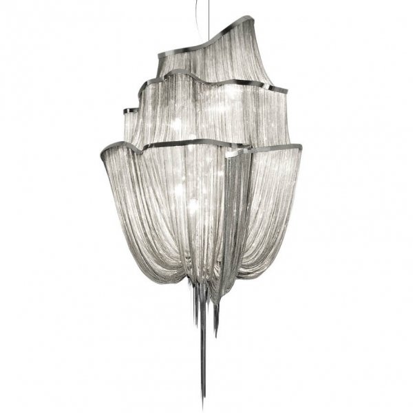 Люстра Terzani Atlantis Chandelier NICKEL Хром Люстра Terzani Atlantis Chandelier NICKEL Хром в Челябинске | Loft Concept