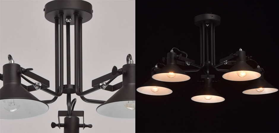 Потолочный светильник Rotating Light Black Потолочный светильник Rotating Light Black - Loft-Concept в Челябинске