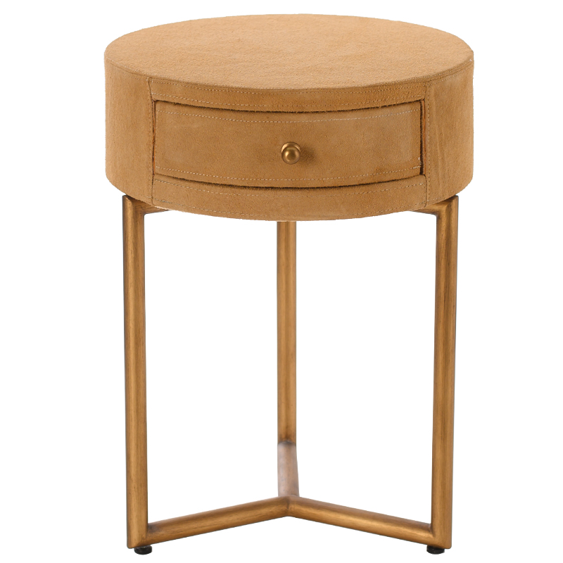 Приставной стол Suede Side Table Медь Приставной стол Suede Side Table Медь в Челябинске | Loft Concept