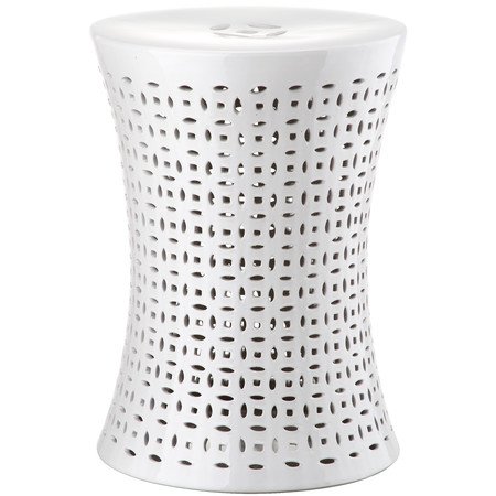 Керамический табурет Camilla Garden Stool White Белый Керамический табурет Camilla Garden Stool White Белый в Челябинске | Loft Concept