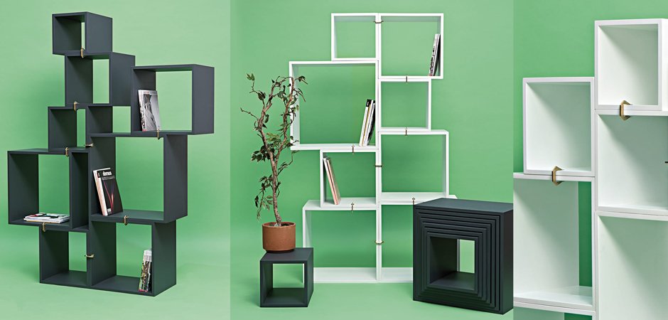 Стеллаж Seletti Assemblage Antracite Стеллаж Seletti Assemblage Antracite - Loft-Concept в Челябинске