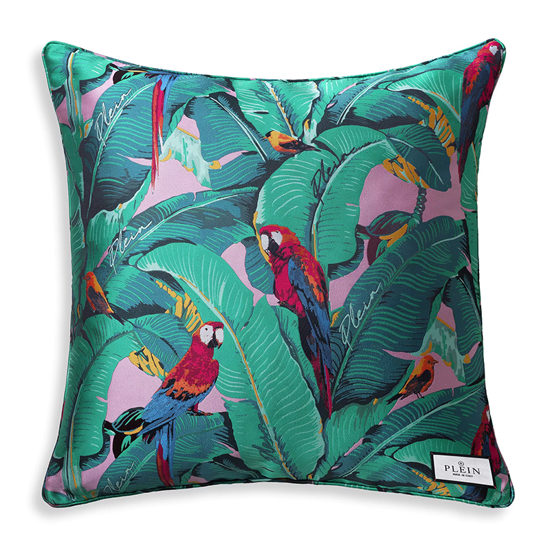Подушка Philipp Plein Cushion Parrot 50 x 50 Мульти Подушка Philipp Plein Cushion Parrot 50 x 50 Мульти в Челябинске | Loft Concept
