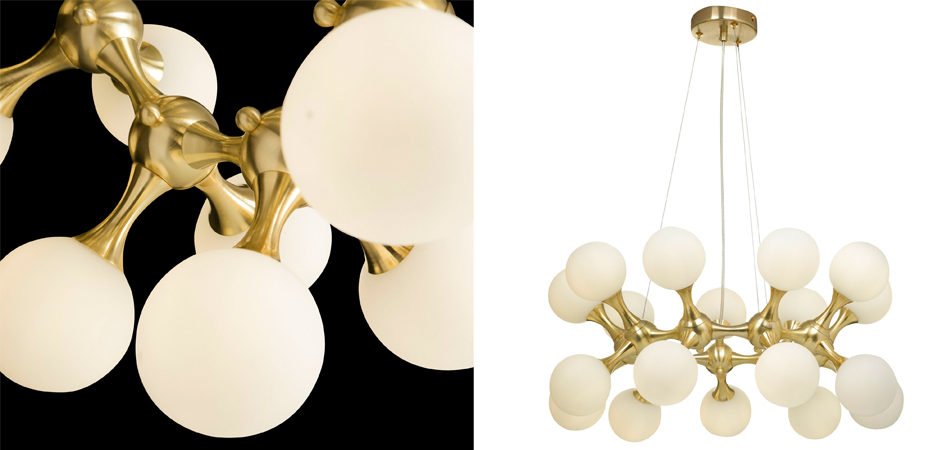 Люстра MOONDROP Chandelier Gold 18 Люстра MOONDROP Chandelier Gold 18 - Loft-Concept в Челябинске