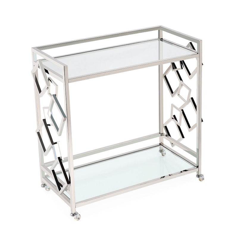 Приставной стол Serving Table chrome Хром Приставной стол Serving Table chrome Хром в Челябинске | Loft Concept