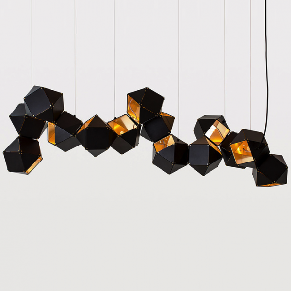 Люстра Welles Long Chandelier Черный в Челябинске | Loft Concept 