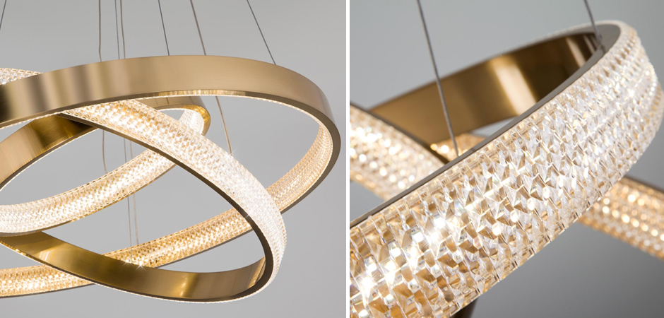 Люстра ORACLE 3 Rings Gold Люстра ORACLE 3 Rings Gold - Loft-Concept в Челябинске