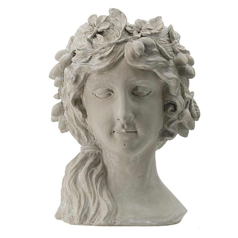 Ваза Antique Busts Garden Goddess Светло-серый Ваза Antique Busts Garden Goddess Светло-серый в Челябинске | Loft Concept