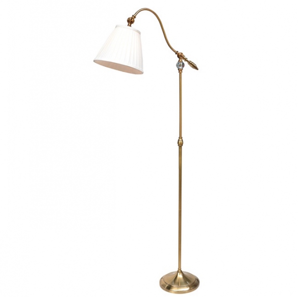 Напольный светильник Classic Ambre Light Floor Латунь Античная полированная Напольный светильник Classic Ambre Light Floor Латунь Античная полированная в Челябинске | Loft Concept