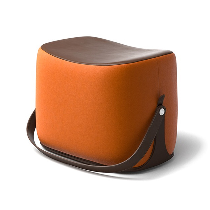 Пуф Langtry Pouf Orange Коричневый Оранжевый Пуф Langtry Pouf Orange Коричневый Оранжевый в Челябинске | Loft Concept